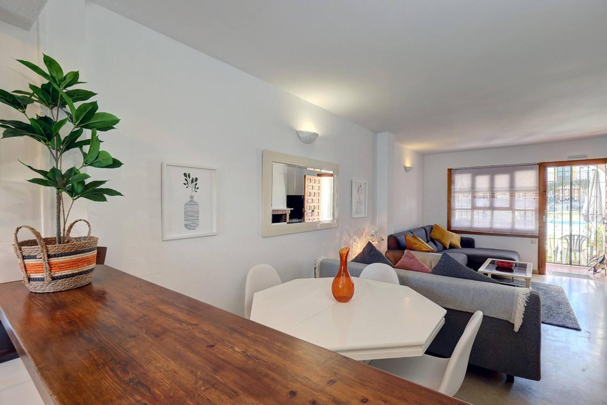 042 Classic 2 Bed Andalusian Townhouse 500M From Beach Mijas Exterior foto